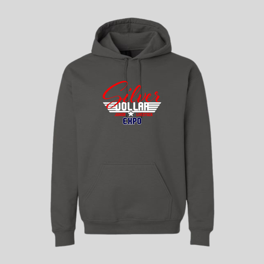 SD Printed Charcoal Softstyle Hoodie