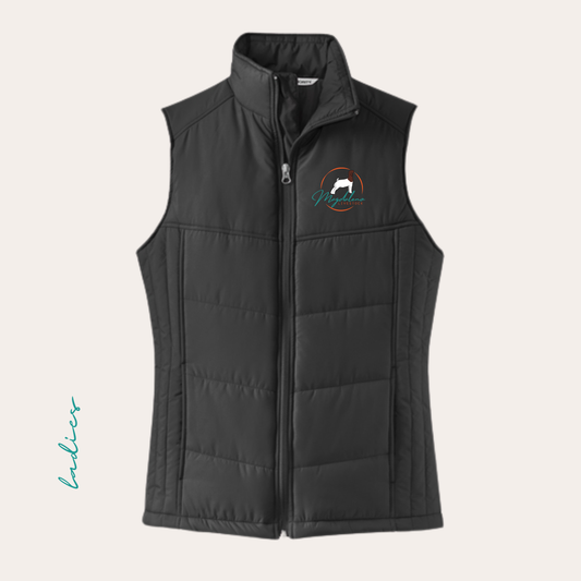 Magdaleno Women's Puffer Vest Embroidered