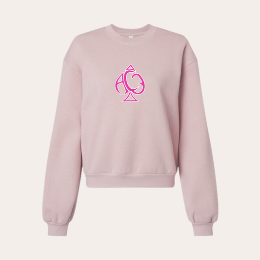 AC3 Printed Blush Ladies Crewneck