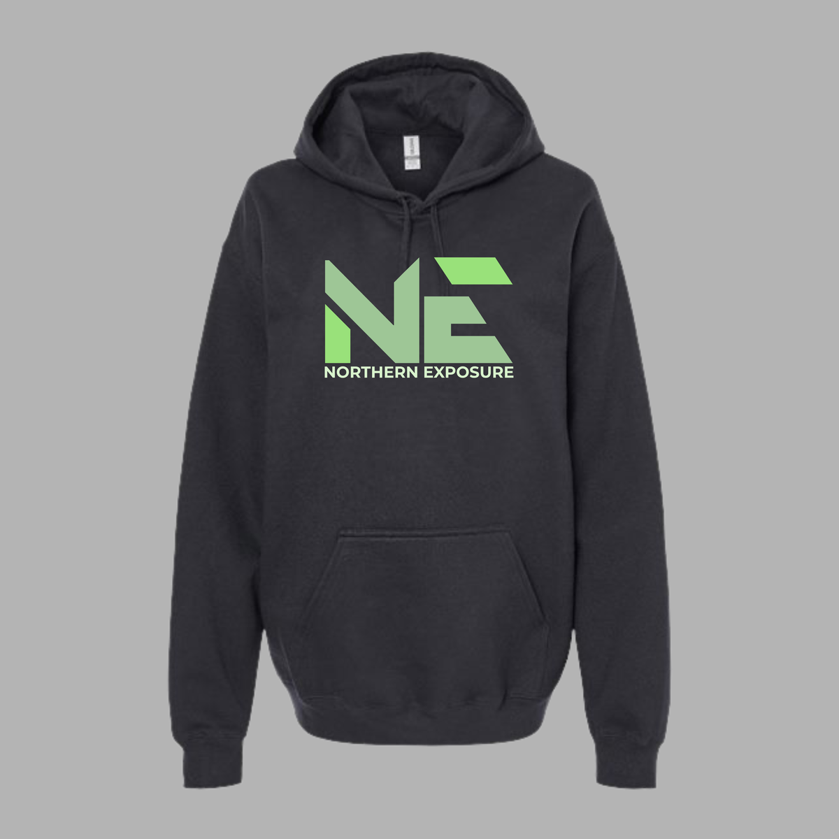 NEF26 Printed Black Softstyle Hoodie