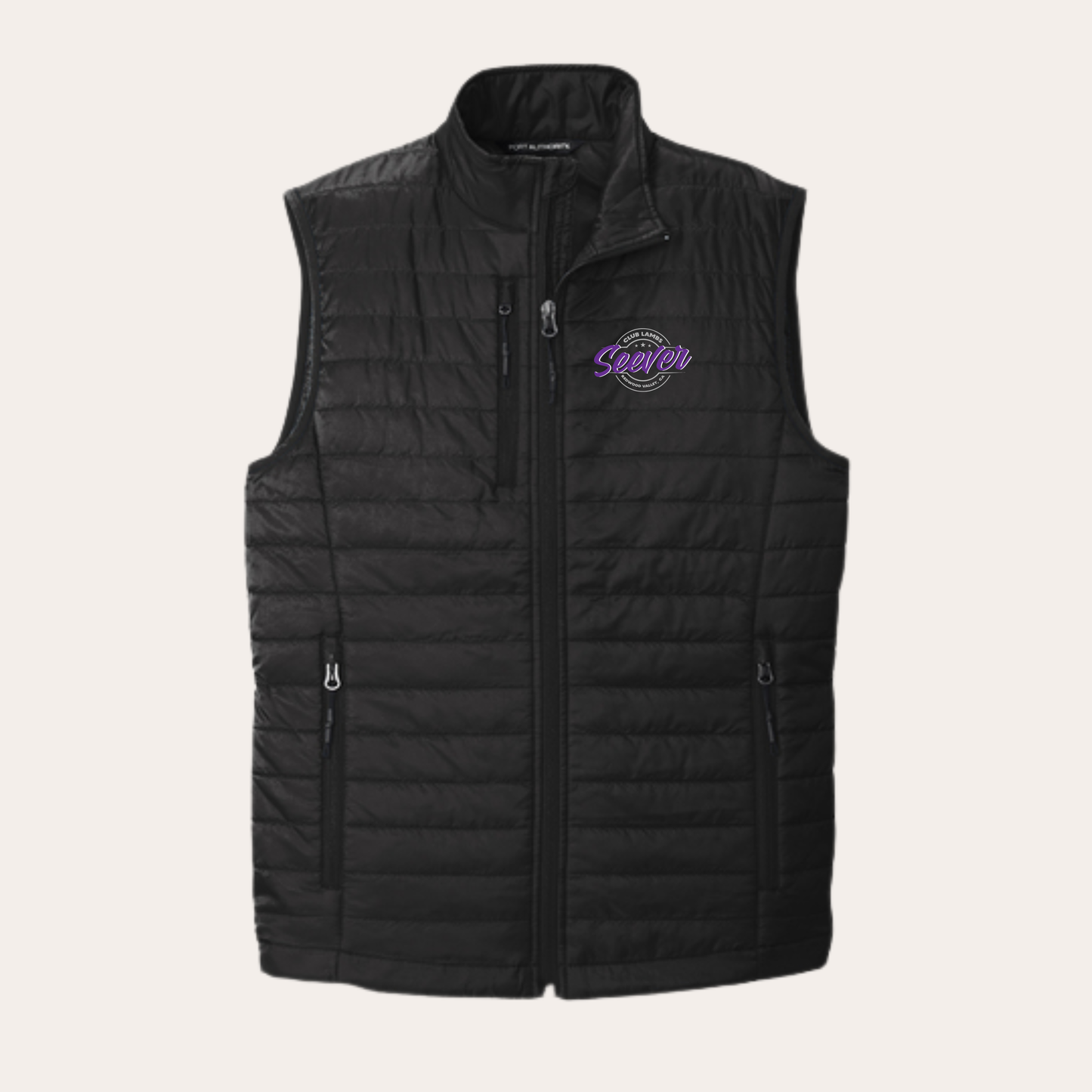 Seever Embroidered Puffer Vest