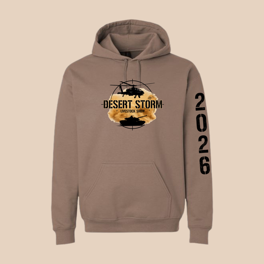 DS Printed Brown Savanna Softstyle Hoodie