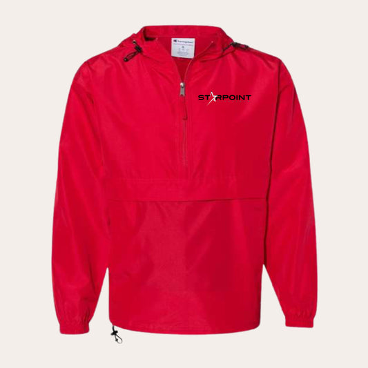 SP26 Embroidered Red Champion Windbreaker
