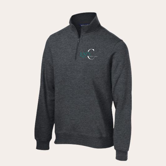 LCSL Embroidered Graphite Heather 1/4 Zip