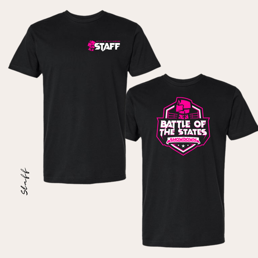 BOSS STAFF Printed Black Beefy Tee