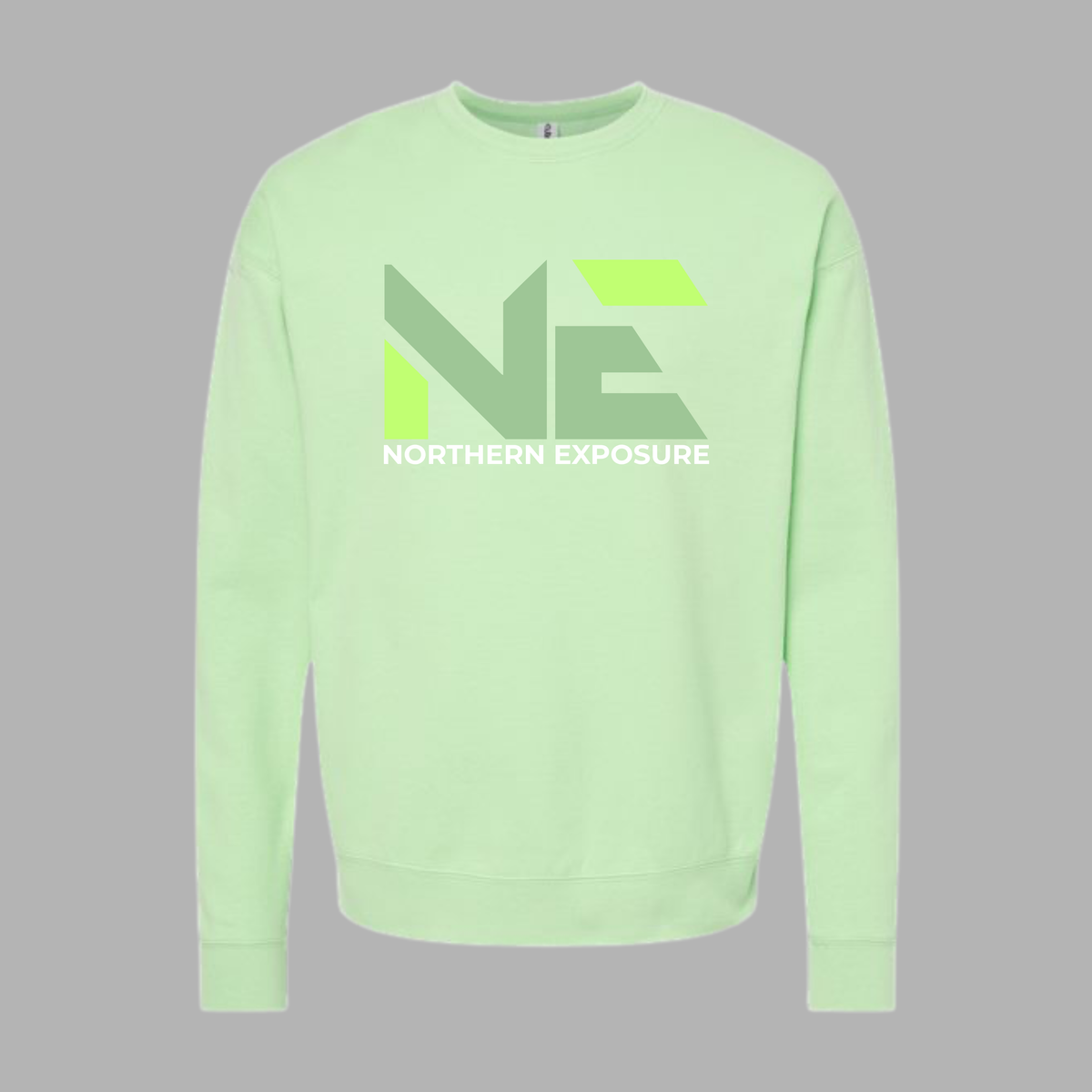 NEF25 Printed Neon Mint Crewneck