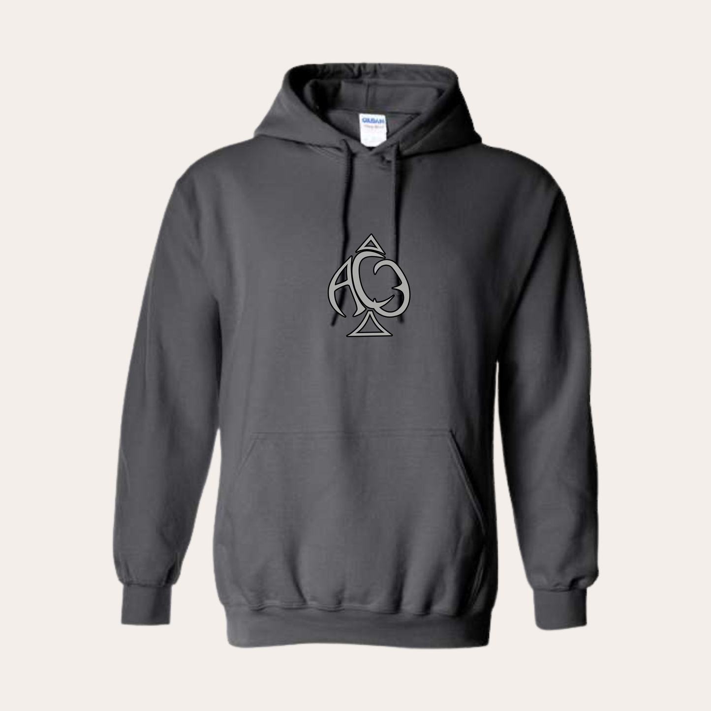 AC3 Printed Charcoal Hoodie