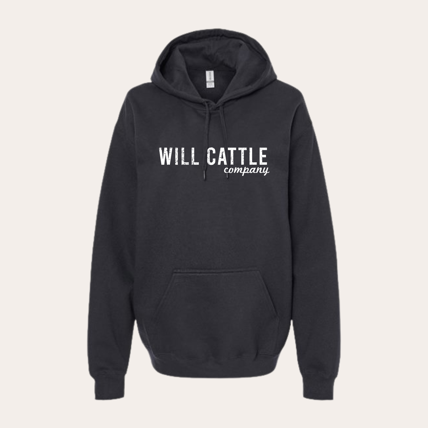 WCC Printed Black Softstyle Hoodie
