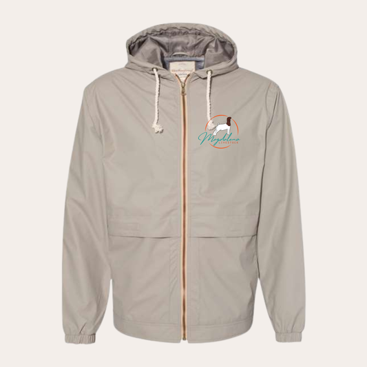 Magdaleno Khaki Windbreaker Embroidered