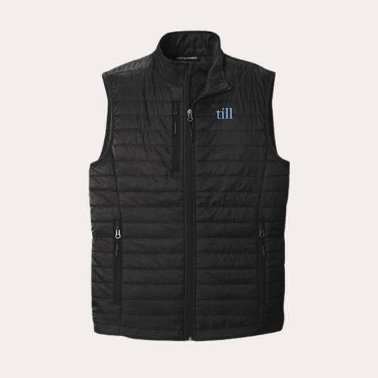 Till Embroidered Puffer Vest