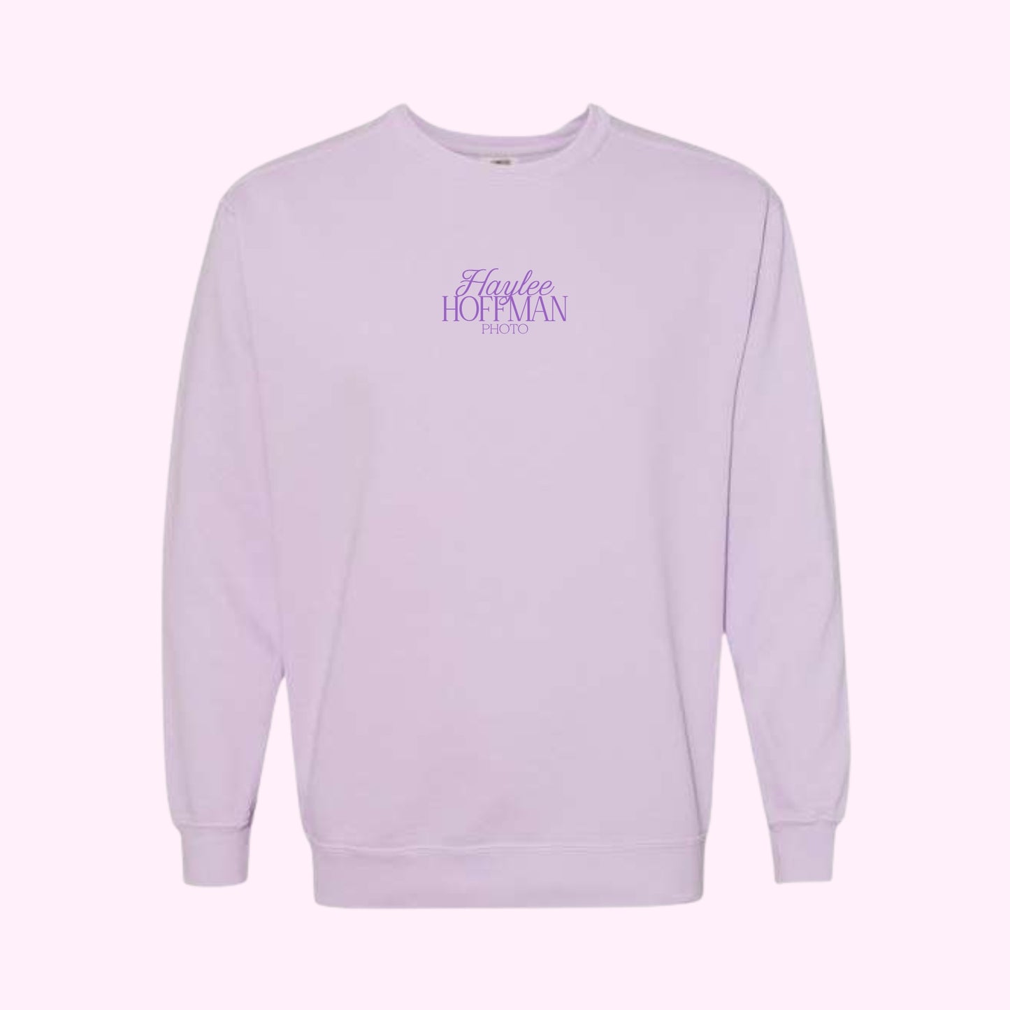 HH Orchid Crewneck Embroidered Stacked Logo