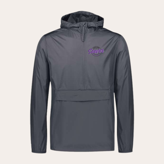 Seever Embroidered Carbon Holloway Windbreaker