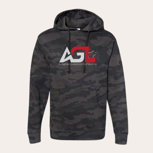 AGL Printed Middleweight Black Camo Hoodie