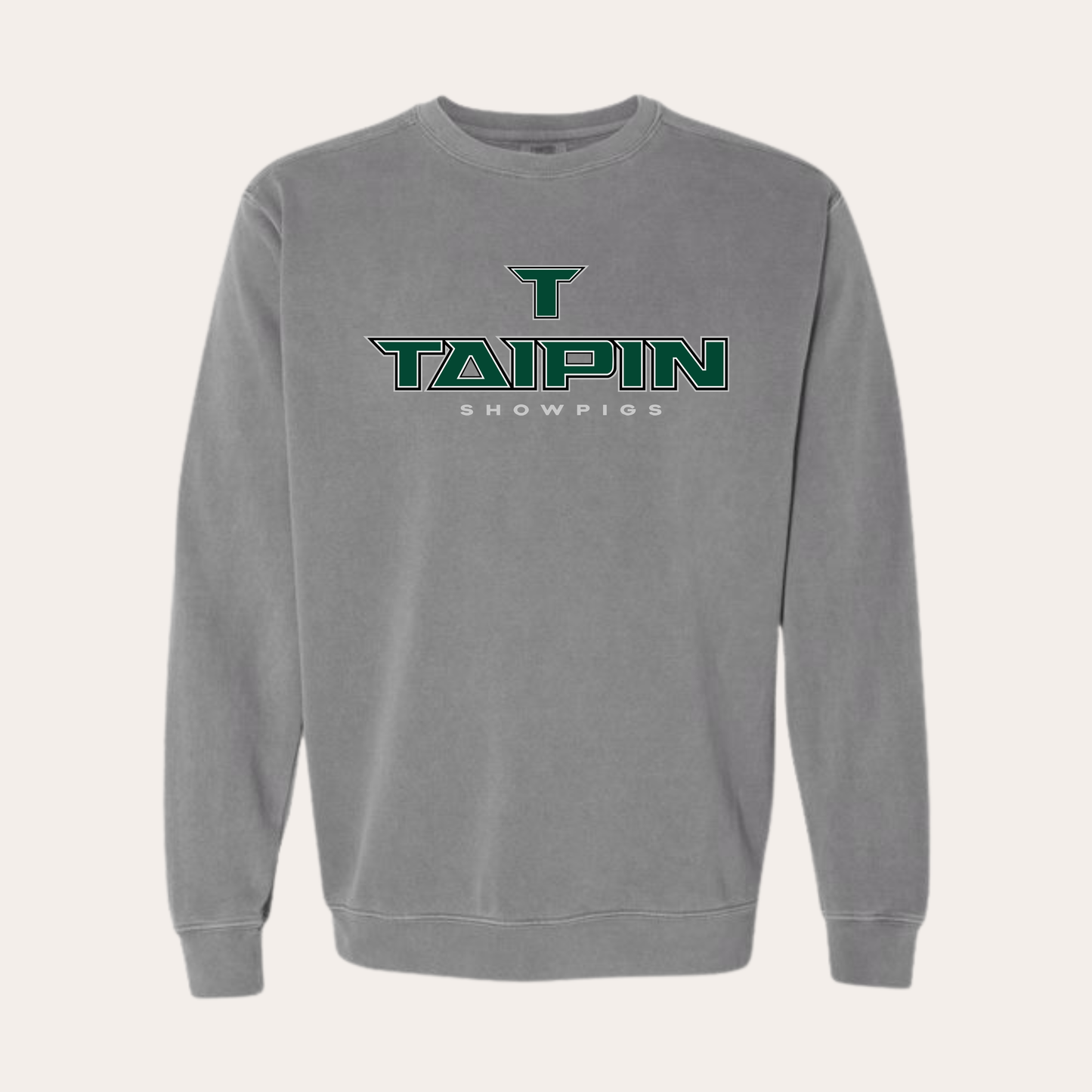 Taipin Printed Gray Comfort Colors Crewneck