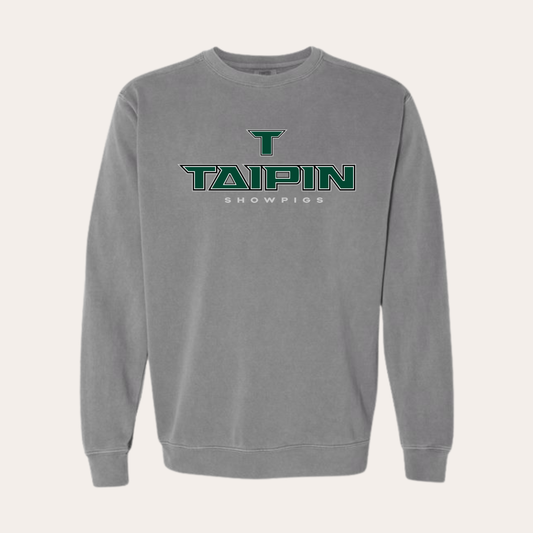 Taipin Printed Gray Comfort Colors Crewneck