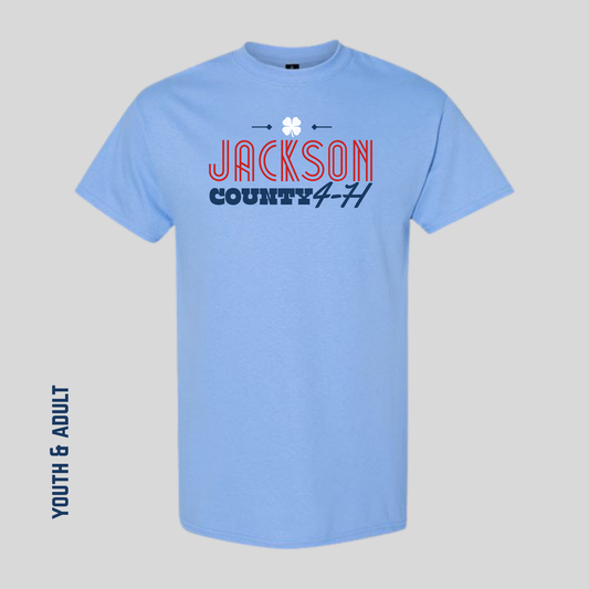 JC4H Printed Carolina Blue Heavy Cotton Tee