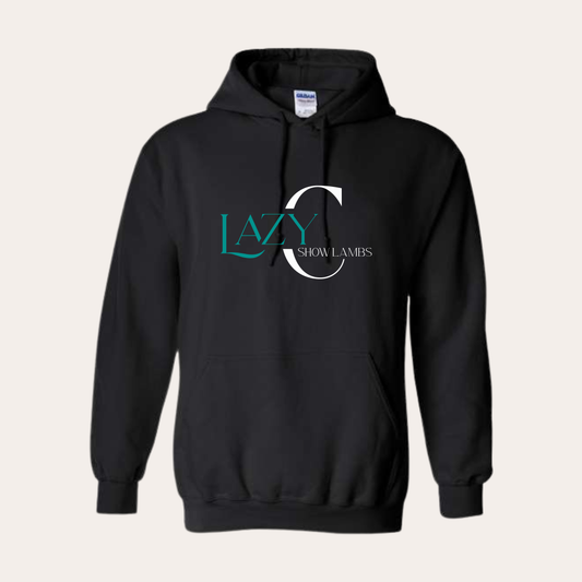 LCSL Printed Black Hoodie