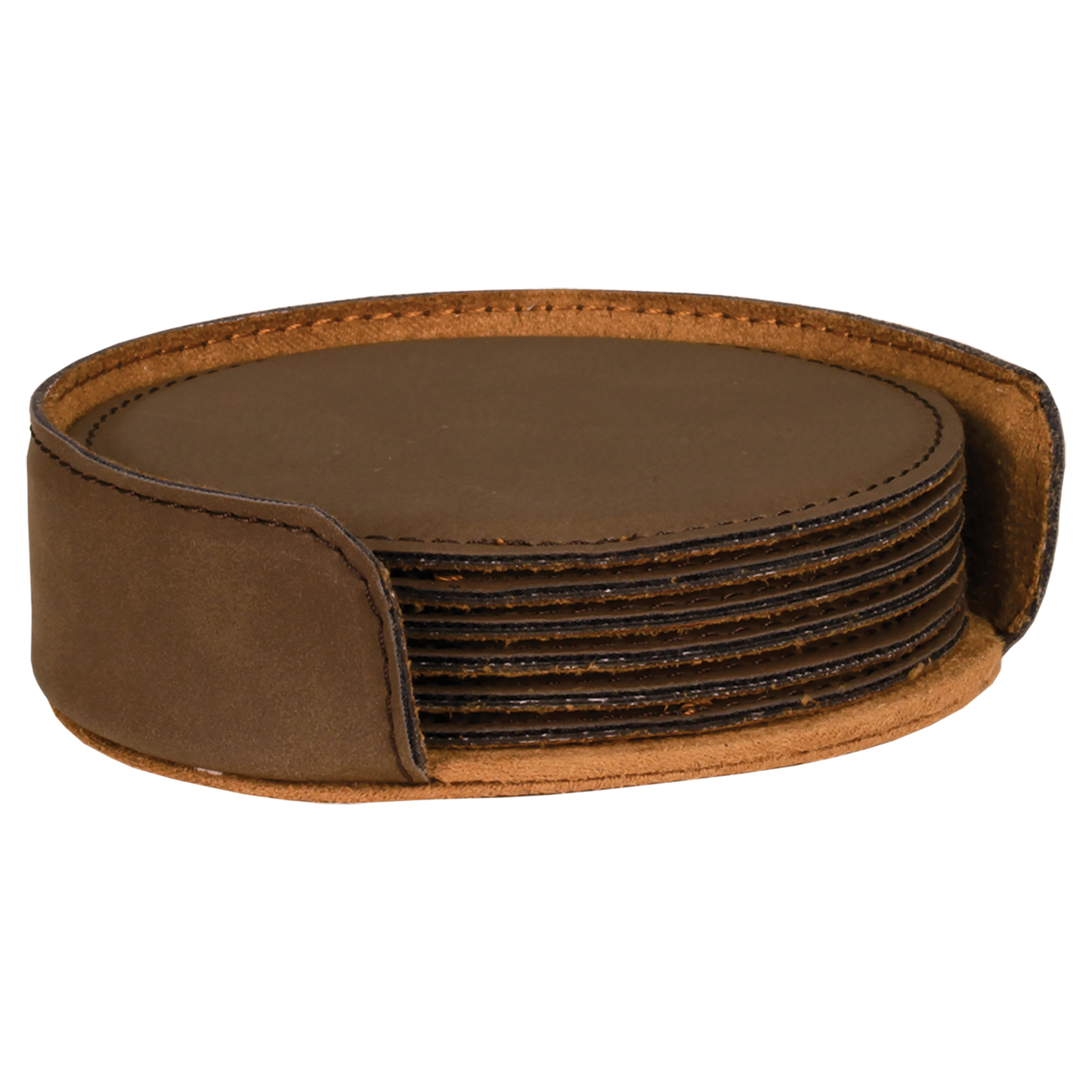 Leatherette Coaster Set