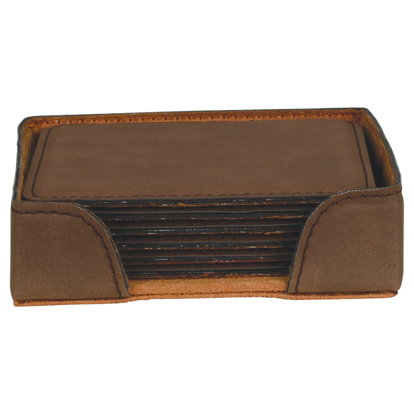 Leatherette Coaster Set